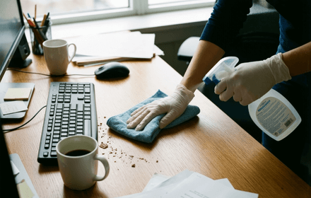 Antalya’da ofis ve iş yeri temizliği yapan Antalya Pro Temizlik ekibi
